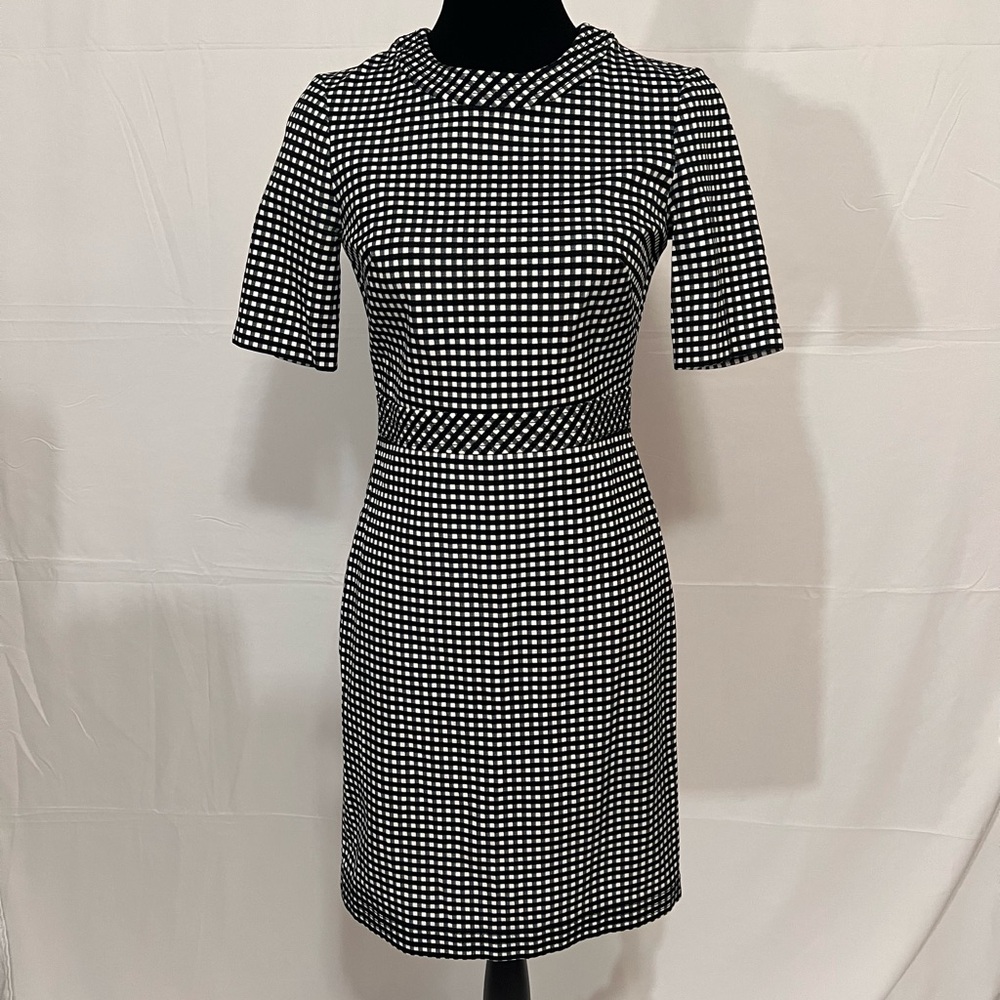 Banana Republic Black and White Mini Dress
